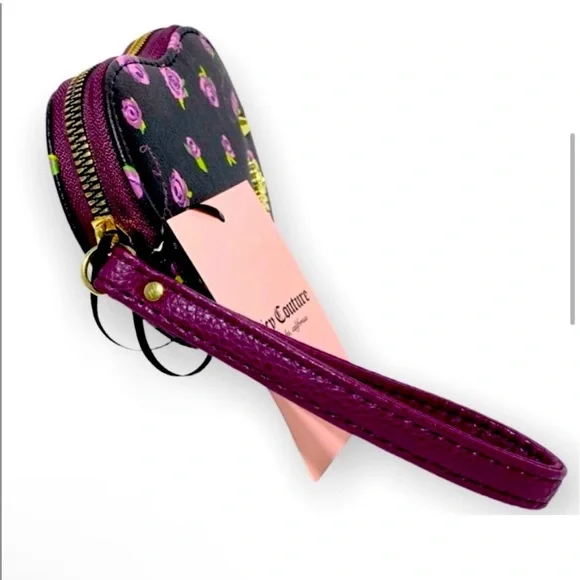 NWT Juicy Couture Heart Shape Wristlet Wallet - Picture 3 of 5